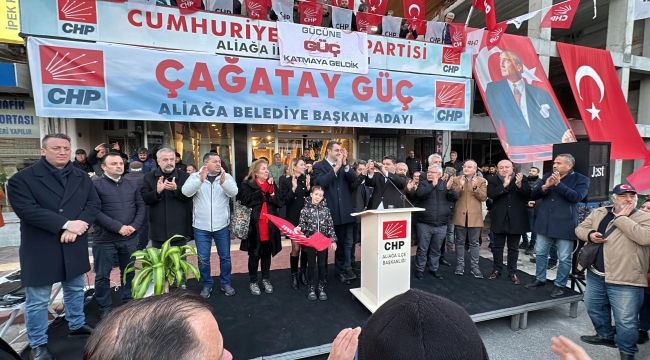 CHP Aliağa Adayı Güç start verdi: Aliağa'mızı yeniden kazanacağız !