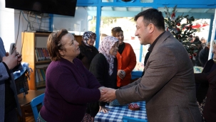 Hamza Dağ Karaburun'da Yoğun Bir Gün Geçirdi