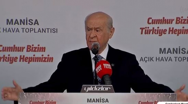 MHP Genel Başkanı Devlet Bahçeli Manisalılara Hitap Etti