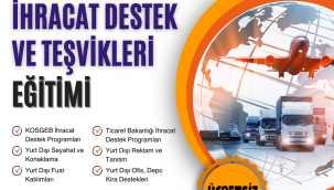ALTO İhracat Destek Ve Teşvikleri Eğitimi Düzenliyor