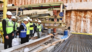Başkan Soyer'den yerin 36 metre altında Buca Metrosu mesaisi