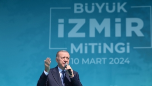 Cumhurbaşkanı Erdoğan, büyük İzmir mitinginde konuştu