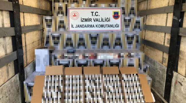 İzmir'de 10 milyon 350 bin adet sahte bandrollü makaron ele geçirildi