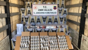 İzmir'de 10 milyon 350 bin adet sahte bandrollü makaron ele geçirildi