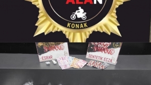 İzmir'de 2 adrese uyuşturucu baskını: 4 tacir gözaltında