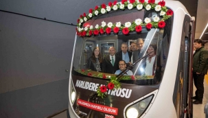 Narlıdere Metrosu'nda Kaymakamlık İstasyonu da açıldı