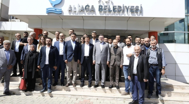 AK Parti Heyeti Serkan Acar'a Hayırlı Olsun Ziyaretinde Bulundu