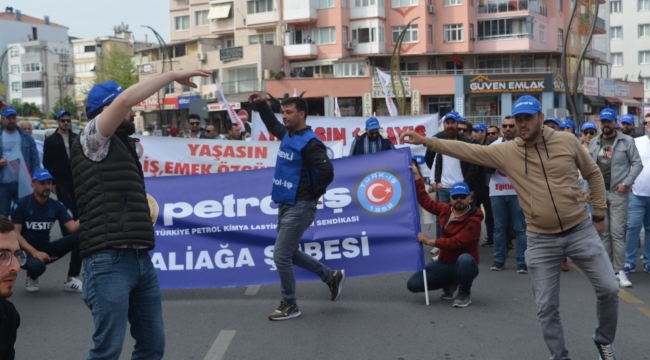  Aliağa'da 1 Mayıs'ta Emek ve Dayanışma Coşkusu!