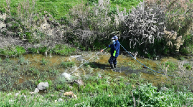 İzmir Büyükşehir Belediyesi ilaçlama çalışmalarına hız verdi