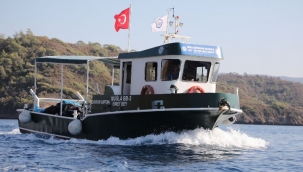 Muğla'da atık alım tekneleri sezona hazır