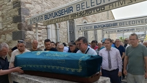 Ahmet Tuncay Karaçorlu Aliağa'da son yolculuğuna uğurlandı