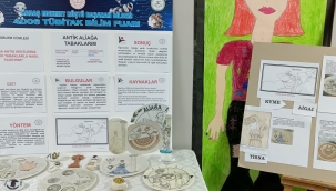 Aliağa'nın tarihi ve doğası TÜBİTAK 4006-B Bilim Fuarı'nda renklendi