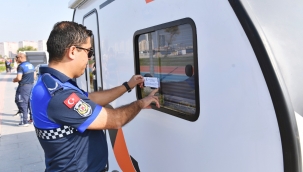 İzmir Büyükşehir Belediyesi'nden karavan işgaline önlem