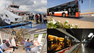 İzmir'de Bayram Ulaşımı Ücretsiz