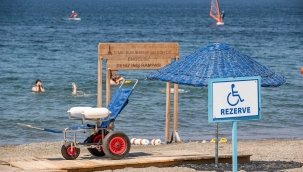 İzmir'in engelli dostu plajları