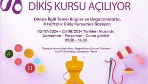 Kadınlar Mor Makas ile dikiş öğrenecek