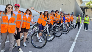 Kadınlar, özgürlüğe pedal çeviriyor