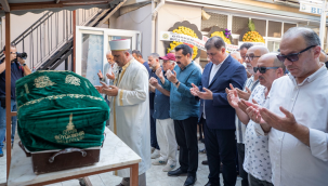 Başkan Tugay Öktemay'ı son yolculuğuna uğurladı