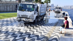 İzmir sokaklarında temizlik seferberliği