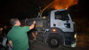 "Belediyemizin tüm birimleriyle sahadayız"