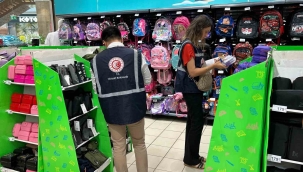 Okulların açılması öncesi İzmir'de kırtasiyelere denetim