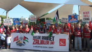 Saadet Partisi'nden "Şehitlere rahmet, zalimlere lanet" eylemi