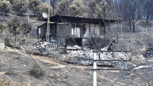 Yangın bölgesinde kapılar tek tek çalındı