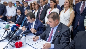 İmzalar Tugay ve İmamoğlu'ndan