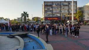 10 Ekim Ankara Gar Saldırısı'nda hayatını kaybedenler Aliağa'da anıldı