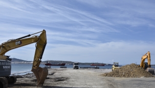 Aliağa Yolcu İskelesi Projesi Hızla Devam Ediyor