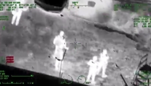 İzmir'de silah tacirlerine helikopter destekli operasyon