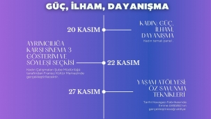 Bu ayın teması "Kadın: Güç, İlham, Dayanışma"