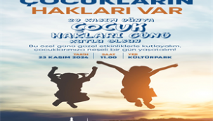 İzmir'deki tüm çocuklar 23 Kasım'da Kültürpark'a davetli