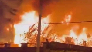 İzmir'de tekstil fabrikasında çıkan yangın kontrol altında