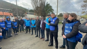 Temel Conta İşçileri Grevde: "Haklarımızı Alana Kadar Buradayız"