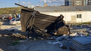 Aliağa İlçesinde TOKi Şantiyesinde Patlama 8 Yaralı