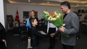 Aliağa BİLSEM'den Başkan Acar'a Teşekkür Ziyareti 