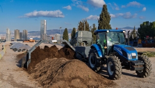 İzmir'in parkları yeşil dönüşümle canlanıyor