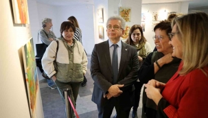 Türk ressamlar parşömeni tuvale dönüştürdü