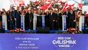 Çiğli Atıksu Arıtma Tesisi'nin 4. fazı açıldı