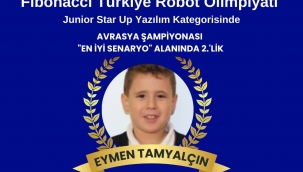 TED Aliağa Koleji Öğrencisi Eymen Tamyalçın Avrasya İkincisi Oldu