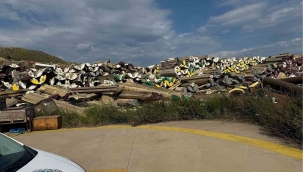 Aliağa Belediyesi'nden gemi söküm bölgesine çevre operasyonu... Her türlü yaptırım uygulanacak!