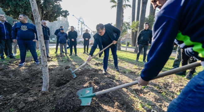 Başkan Tugay'dan Kültürpark için daha çok yeşil alan mesajı