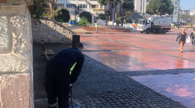 İzmir Büyük Şehir Belediyesi Aliağa'da Çalışmalarına Devam Ediyor