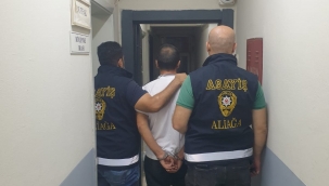 Aliağa'da Cezaevi Firarisi Yakalandı: 13 Suçtan Aranıyordu