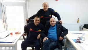 Aliağa'nın İlk İtfaiye Memurlarından Muharrem İnalbay Emekliye Ayrıldı