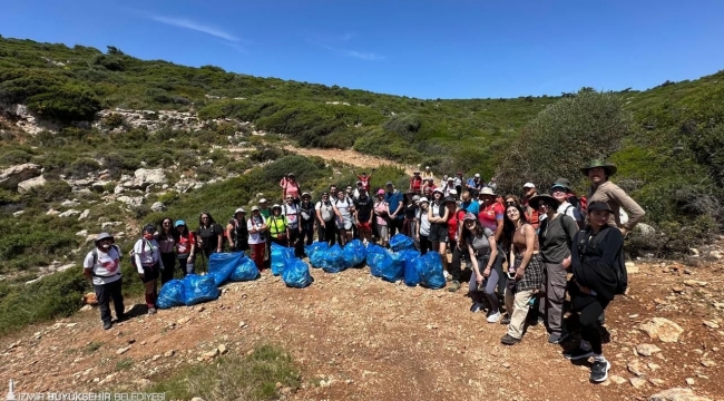 Gençler İzmir'in doğal zenginliğini keşfetti