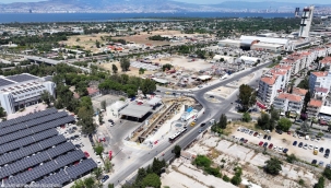 Hastane yolcuları için özel yaya tüneli