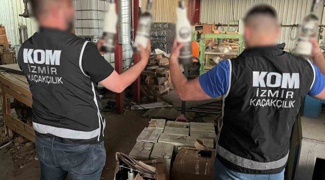 İzmir'de 6 milyonluk sahte içki operasyonu: 2 tutuklama