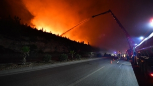 İzmir'in dört bir yanı alevlere teslim